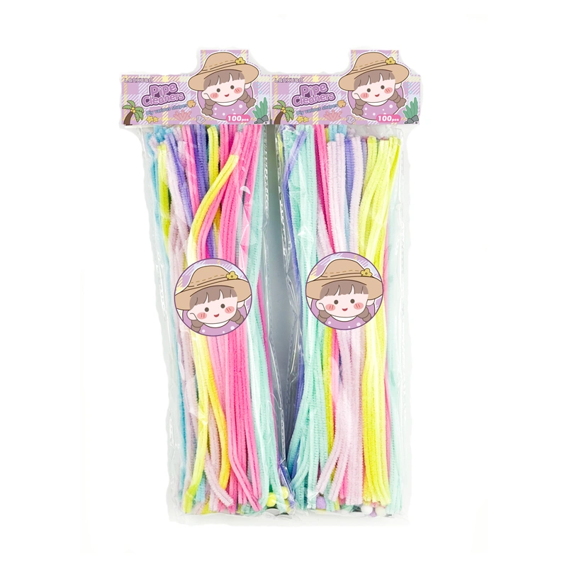 chenille stems header card bag