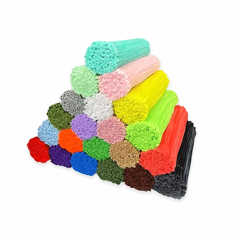 Chenille stems and pipe cleaners for DIY crafts
