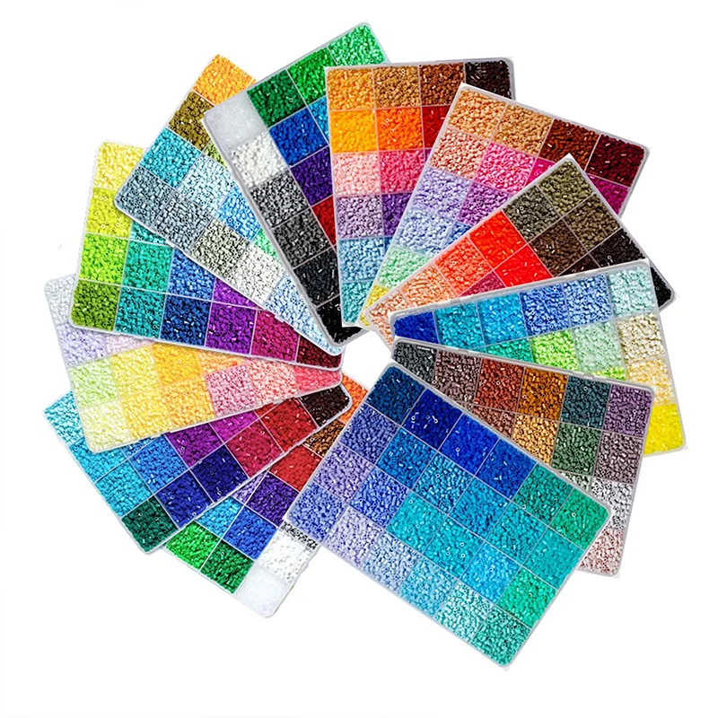 Colorful fuse beads for DIY craft projects