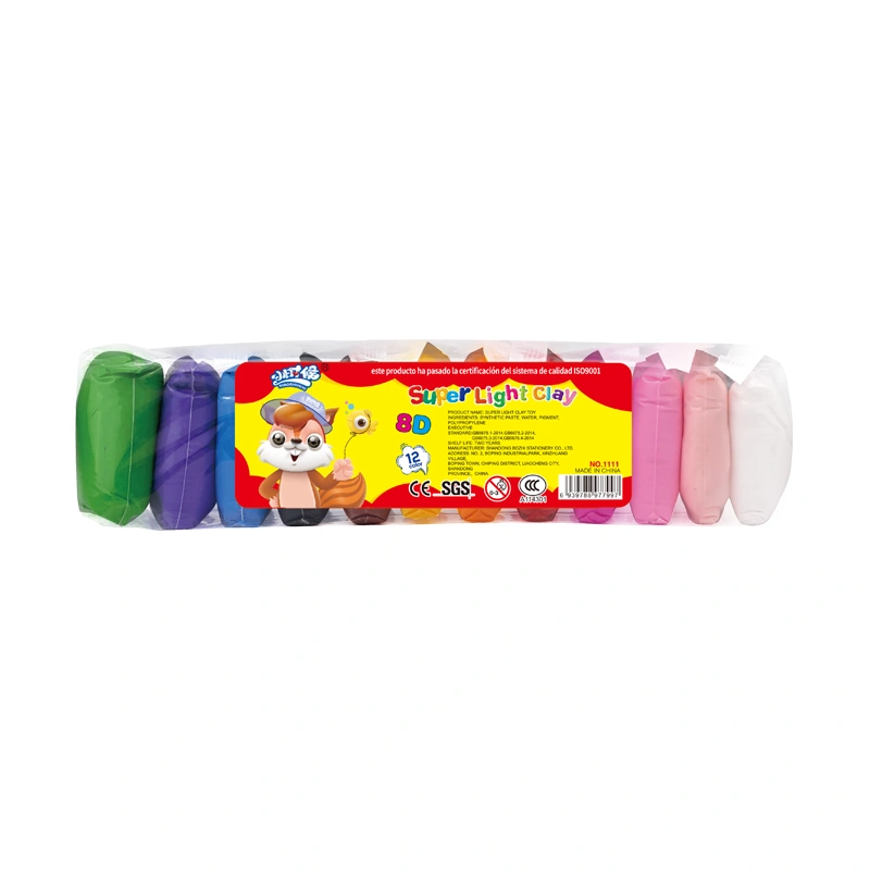 super light clay 12 colors bag